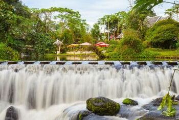 Sinouk Coffee Resort waterfall