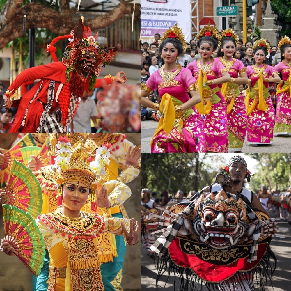Various colors and exciting activities in Bali Art Festival - which starts on the second Saturday of June and finishes in July