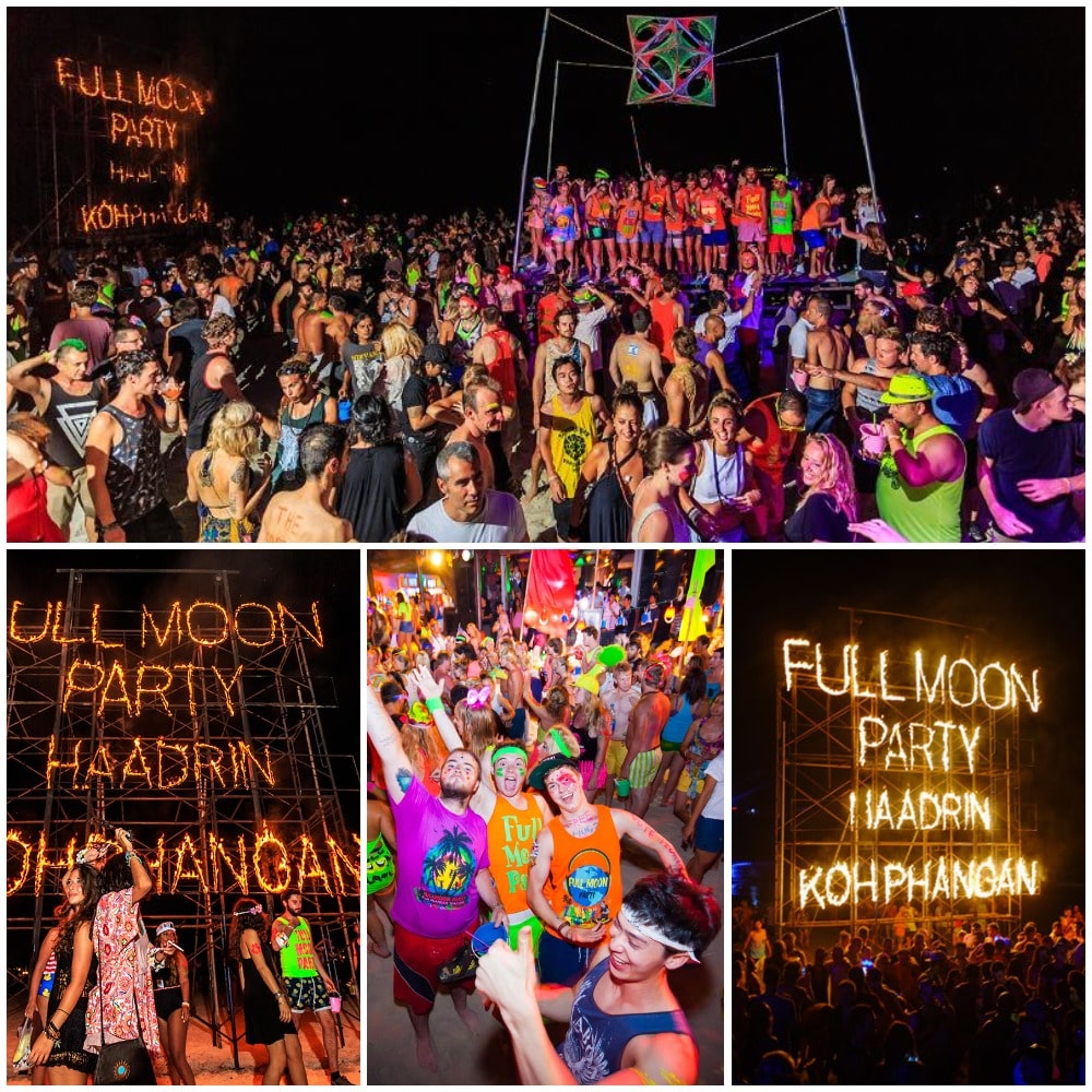 Full Moon party - one the most anticipated  beach parties in the world