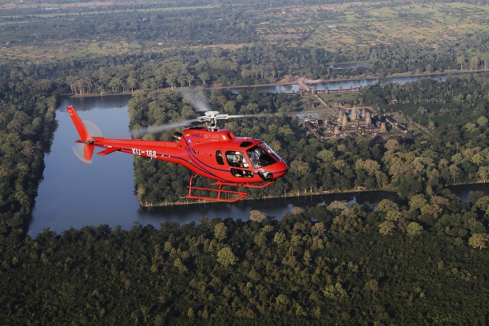 Helicopter-images-Angkor-Wat-view