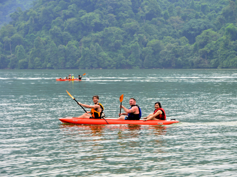 Kayaking On The River Is Awesome